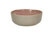 Miniature Spiro pink stoneware soup bowl 1