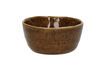 Miniature Spiro small brown stoneware bowl 1