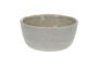 Miniature Spiro small white stoneware bowl Clipped