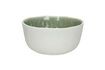 Miniature Spiro white and pale green porcelain cereal bowl 1