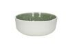 Miniature Spiro white and pale green porcelain soup bowl 1