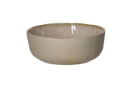 Spiro white stoneware soup bowl Clipped