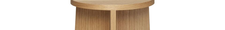 Material Details Split light oak veneer stool