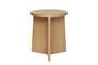 Miniature Split light oak veneer stool Clipped