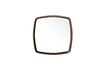 Miniature Square copper metal mirror Rétro 4