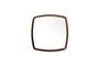 Miniature Square copper metal mirror Rétro Clipped