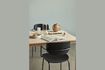 Miniature Square dining table in Ground light oak veneer 4