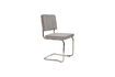 Miniature stackable Ridge Kink Rib light gray chair 1