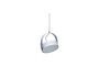 Miniature Stage light grey metal suspension Clipped