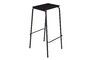 Miniature Stilt black ash wood bar stool Clipped