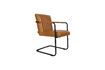 Miniature Stitched armchair in cognac 22