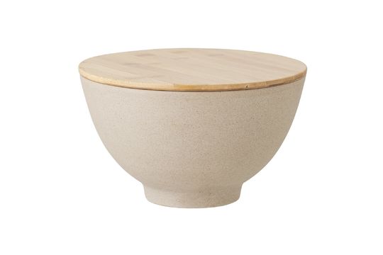 Stoneware bowl with lid Lee