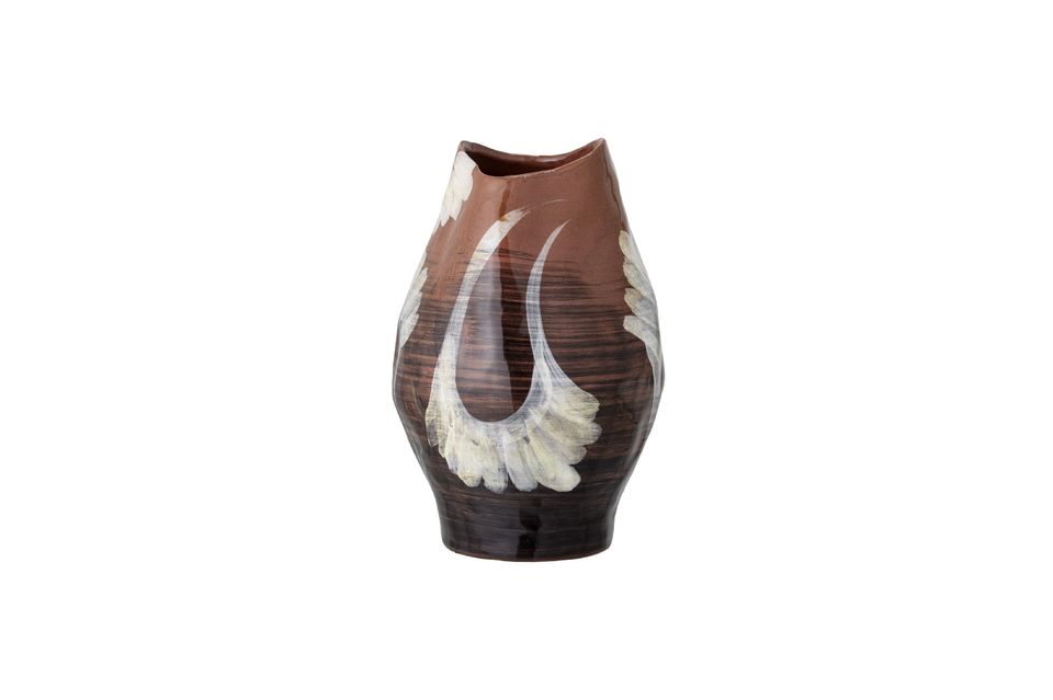 Stoneware brown vase Obsa - 5