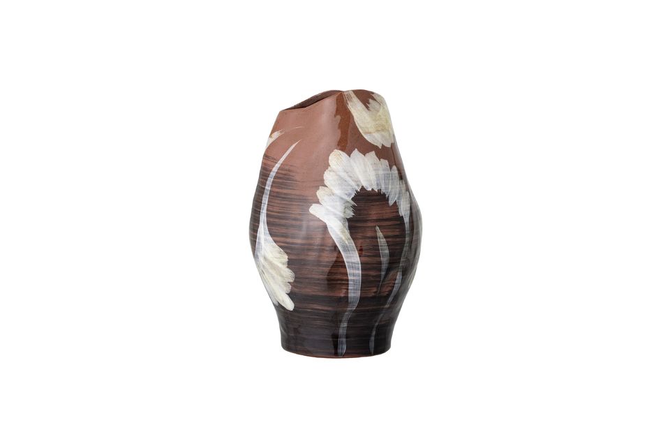 Stoneware brown vase Obsa - 6