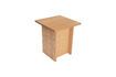 Miniature Straight side table in light oak veneer 4