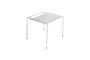 Miniature String light grey metal side table Clipped