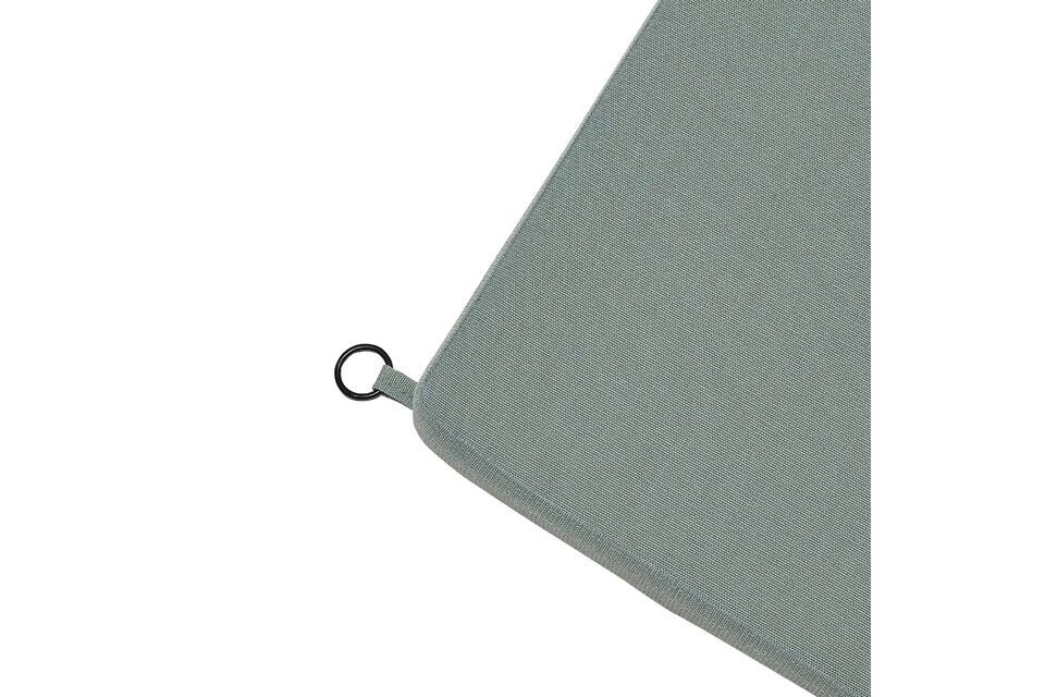 Bring a touch of freshness to your interior or outdoor space with the String cushion in mint color