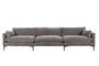 Miniature Summer Sofa 5-seater anthracite Clipped