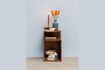 Miniature Super dark wood side table 2