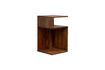 Miniature Super dark wood side table 4