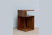 Miniature Super dark wood side table 1