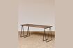 Miniature Sutton dark wood dining table 1