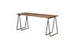 Miniature Sutton dark wood dining table 5