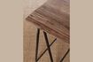 Miniature Sutton dark wood dining table 4