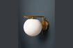 Miniature Sveta gold metal wall lamp 1