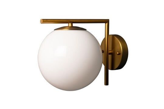 Sveta gold metal wall lamp Clipped