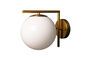 Miniature Sveta gold metal wall lamp Clipped