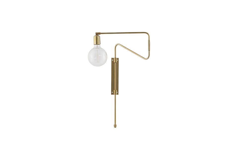 Swing wall light in copper brass House Doctor