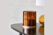 Miniature Table lamp in amber glass Small 2