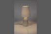 Miniature Table lamp in beige aluminium Aysa 1