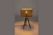 Miniature Table lamp in beige bamboo wood Isla 1