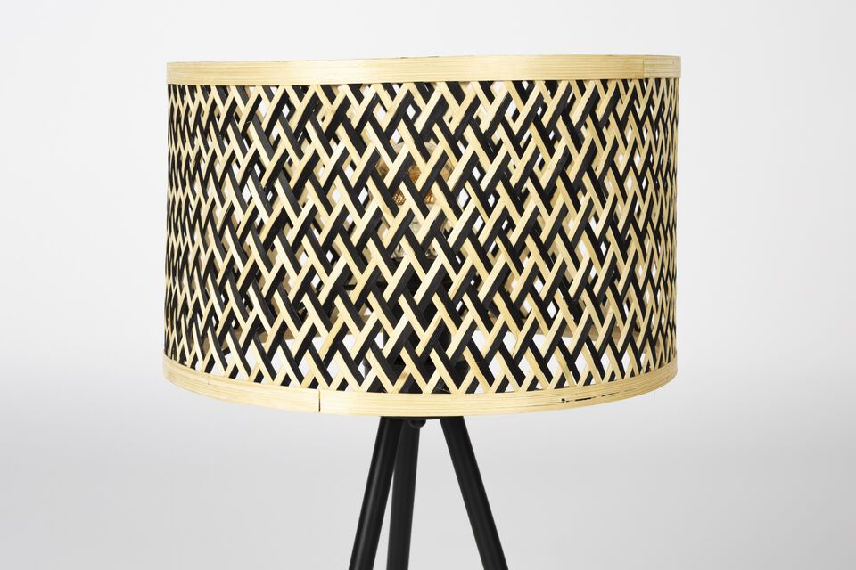 Table lamp in beige bamboo wood Isla - 2