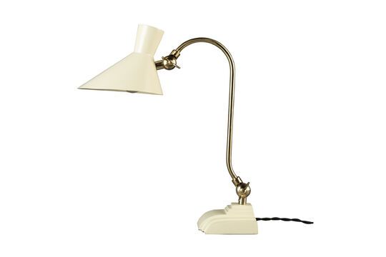 Table lamp in beige iron Gaia Clipped