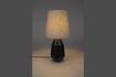 Miniature Table lamp in black aluminium Aysa 1