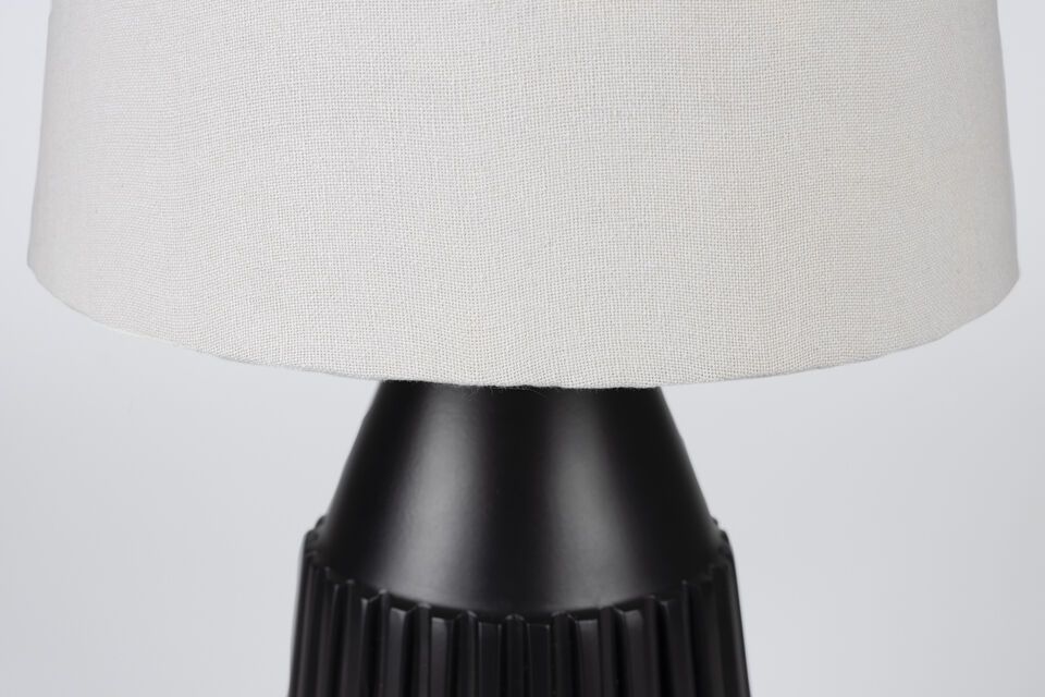 Table lamp in black aluminium Aysa - 4