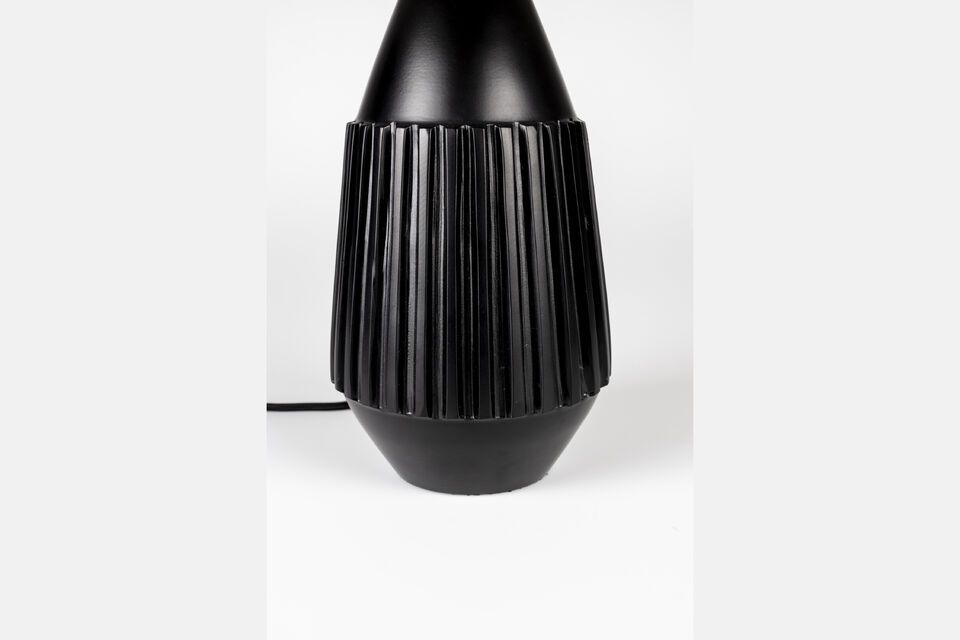 Table lamp in black aluminium Aysa - 5