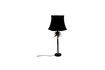 Miniature Table lamp in black aluminium Cresta 7