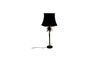 Miniature Table lamp in black aluminium Cresta Clipped