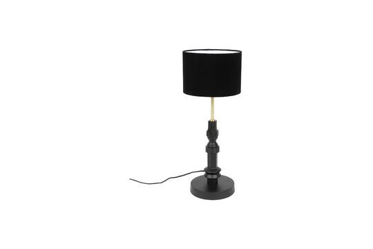 Table lamp in black aluminium Totem Clipped