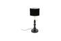 Miniature Table lamp in black aluminium Totem Clipped