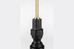 Miniature Table lamp in black aluminium Totem 10