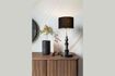 Miniature Table lamp in black aluminium Totem 6