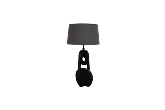 Table lamp in black aluminum Disc Clipped