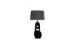 Miniature Table lamp in black aluminum Disc 8