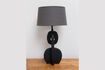 Miniature Table lamp in black aluminum Disc 7