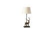 Miniature Table lamp in black brass Deer 2